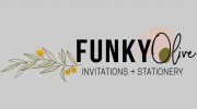 Funky Olive Invitations